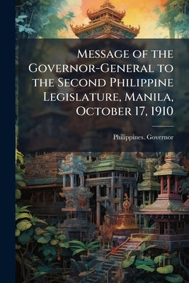 Message of the Governor-General to the Second Philippine Legislature, Manila, October 17, 1910 by Philippines Governor (1909-1913 Forbe