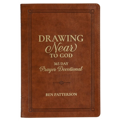 Devotional Drawing Near to God Brown Faux Leather by Christian Art Gifts
