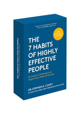 The 7 Habits of Highly Effective People: 30th Anniversary Card Deck (the Official 7 Habits Card Deck) by Covey, Stephen R.