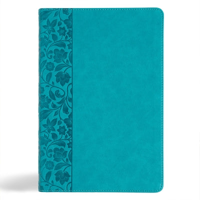 KJV Giant Print Reference Bible, Teal Leathertouch, Indexed by Holman Bible Publishers
