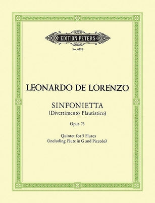 Sinfonietta (Divertimento Flautistico) for Flute Quintet by Lorenzo, Leonardo de
