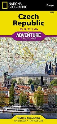 Czech Republic Map by National Geographic Maps