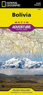 Bolivia Map by National Geographic Maps