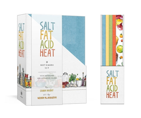 Salt, Fat, Acid, Heat Four-Notebook Set by Nosrat, Samin