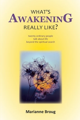 What's Awakening Really Like?: Twenty ordinary people talk about life beyond the spiritual search by Broug, Marianne