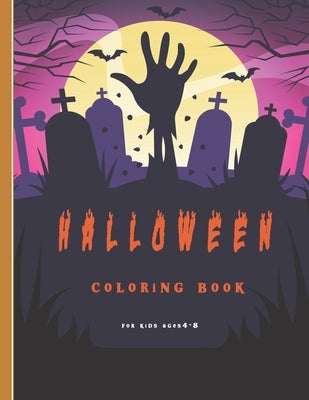 halloween coloring book for kids ages 4-8: halloween coloring and activity book for toddlers and kids by Jhones, Samy