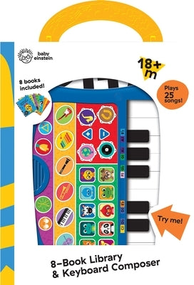 Baby Einstein: 8-Book Library & Keyboard Composer Sound Book Set [With Keyboard] by Pi Kids