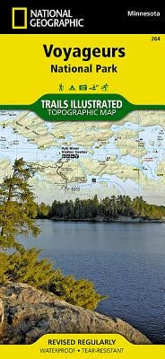 Voyageurs National Park Map by National Geographic Maps