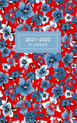 2021-2022 Planner: 5x8 Weekly & Monthly Planner for Women Small Purse Diary Red Cover by Planners, Rocket Studio