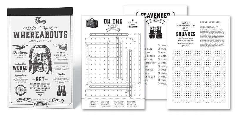 Road Trip Reporter-Style Activity Notepad by Spumoni Studio