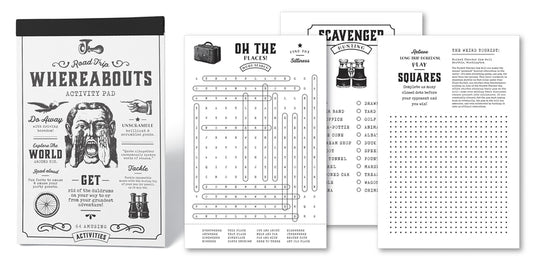 Road Trip Reporter-Style Activity Notepad by Spumoni Studio