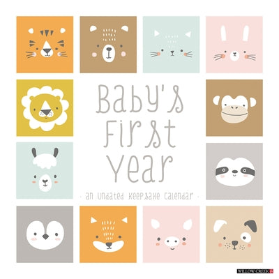 2025 Baby's First Year Undated Wall Calendar by Willow Creek Press
