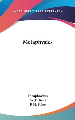 Metaphysics by Theophrastus