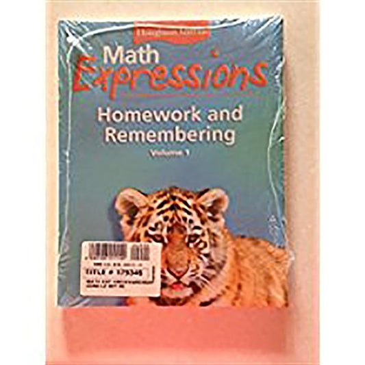 Math Expressions: Homework and Remembering (2 Volumes) Grade 2 by Houghton Mifflin Company
