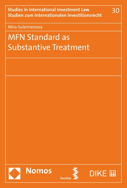 Mfn Standard as Substantive Treatment by Suleimenova, Mira