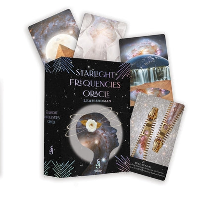 Starlight Frequencies Oracle: The Knowledge You Seek Is Seeking You (44 Full-Color Cards and 60-Page Guidebook) by Shoman, Leah