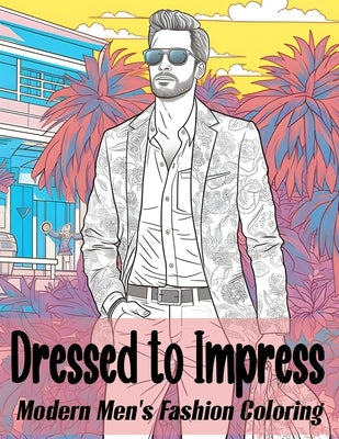 Dressed to Impress: Modern Men's Fashion Coloring Book by Graphic Arts, Oluwafunke