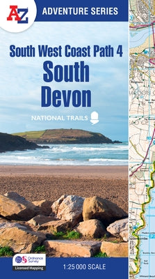 South West Coast Path - South Devon: With Ordnance Survey Mapping by Geographers' A-Z Map Co Ltd