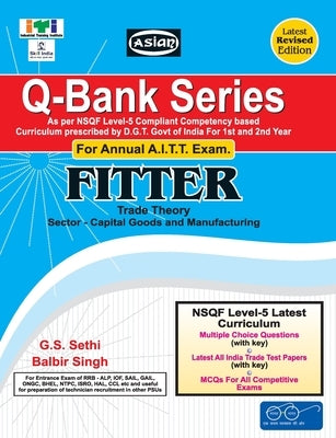 Up-Todate Q-Bank Fitter (Mcq Sol. Paper)(Nsqf - 5 Syll.) 1st & 2nd Yr. by Sethi, G. S.