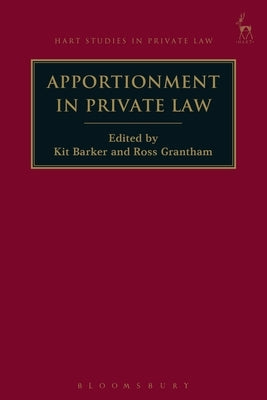 Apportionment in Private Law by Barker, Kit