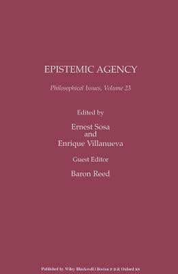 Epistemic Agency, Volume 23 by Sosa, Ernest