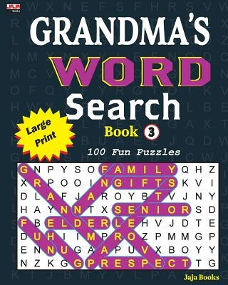 GRANDMA'S WORD Search Book 3 by Jaja Books