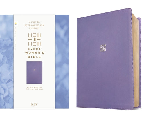 KJV Every Woman's Bible, Filament Enabled (Leatherlike, Periwinkle Purple, Red Letter) by Tyndale