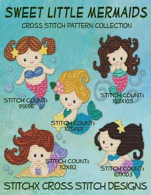 Sweet Little Mermaids Cross Stitch Pattern Collection by Stitchx