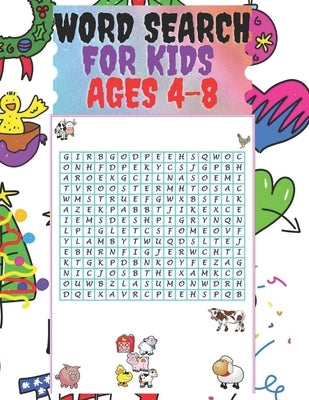 Word Search For Kids Ages 4-8: Word Search and Puzzle Book for Kids Ages 4-8 Size (8.5x11) Inches by Heromjournal, Melikbook