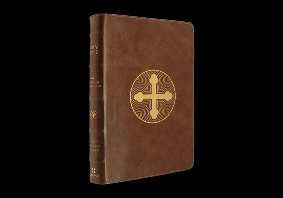 ESV Bible with Creeds and Confessions (Trutone, Brown, Cross Trefoil Design) by Van Dixhoorn, Chad