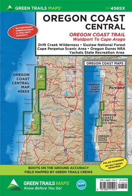 Oregon Coast Central, or No. 456sx by Maps, Green Trails