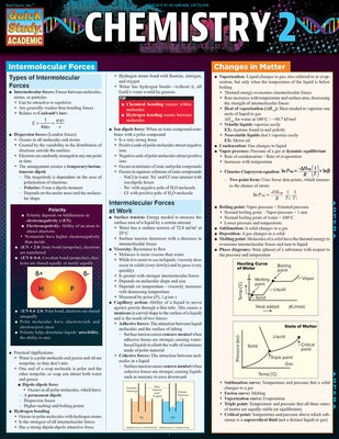 Chemistry 2 by Barcharts Inc