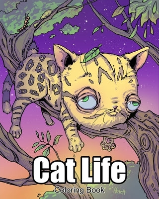 Cat Life Coloring Book by Hutcheson, Kenneth