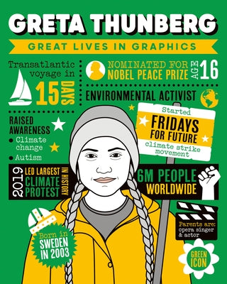 Great Lives in Graphics: Greta Thunberg by Button Books