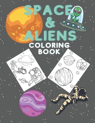 Coloring Book for Kids with Space & Aliens 15+ Designs by Vlad, Cistelecan