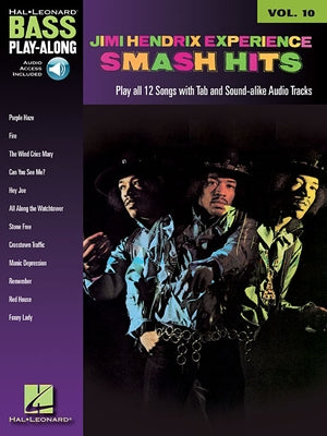 Jimi Hendrix Smash Hits - Bass Play-Along Volume 10 (Book/Online Audio) by Hendrix, Jimi