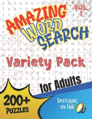 Amazing Word Search for Adults Variety Pack Vol. 1: Word Puzzle Book for Adults, Seniors by Press, Gems