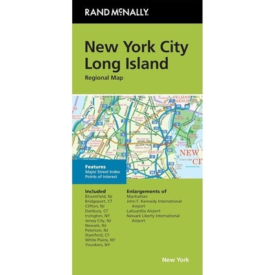 Rand McNally New York City/Long Island Regional Map by Rand McNally