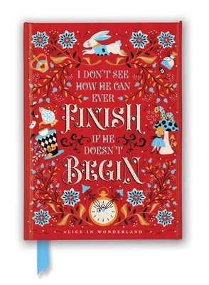 Jenny Zemanek: Alice in Wonderland (Foiled Journal) by Flame Tree Studio