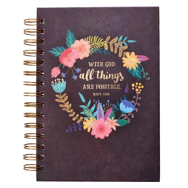 Journal Wirebound W/God All Th by 