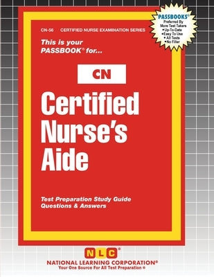 Certified Nurse's Aide by Passbooks