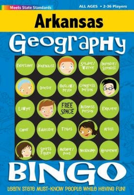 Arkansas Geography Bingo by Gallopade International