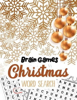 Brain Game Christmas Word Search: Word Search Puzzle book Christmas, Exercise Your Brain Activity Book, Cleverly Hidden Word Searches for Adults, Teen by Studio, Voloxx