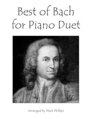 Best of Bach for Piano Duet by Phillips, Mark