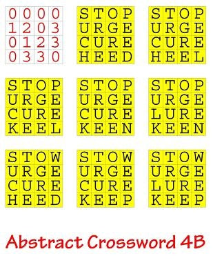 Abstract Crossword 4B by Gurtowski, Francis