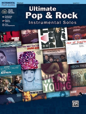 Ultimate Pop & Rock Instrumental Solos: Clarinet, Book & Online Audio/Software/PDF by Galliford, Bill