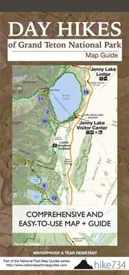 Day Hikes of Grand Teton National Park: Map Guide by Bramante, Jake