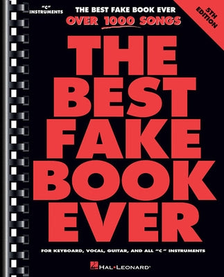 Best Fake Book Ever: C Edition by Hal Leonard Corp