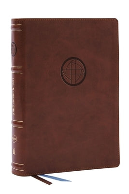 Life in Christ Bible: Discovering, Believing, and Rejoicing in Who God Says You Are (Nkjv, Brown Leathersoft, Thumb Indexed, Red Letter, Comfort Print by Thomas Nelson