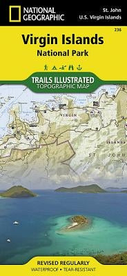 Virgin Islands National Park Map by National Geographic Maps